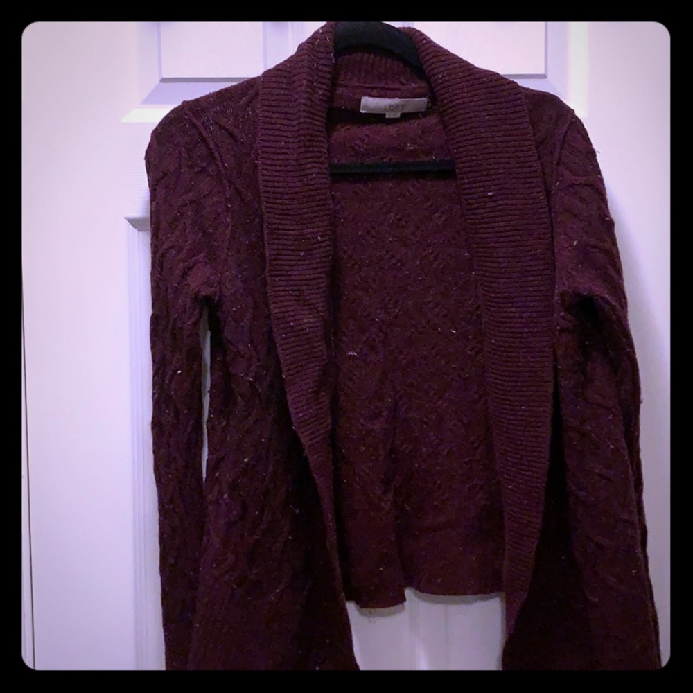 Purple Cardigan